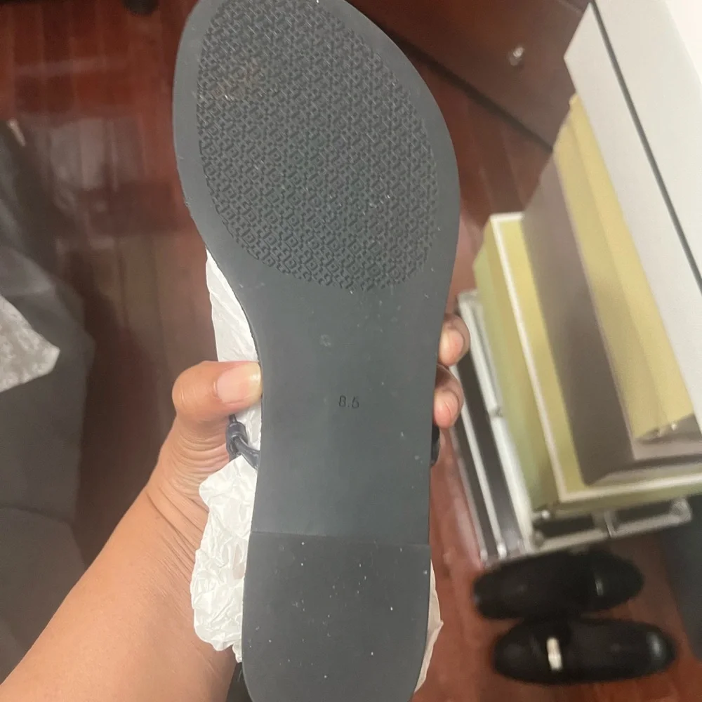 Tory Burch Navy Blue Sandals - Picture 3 of 5